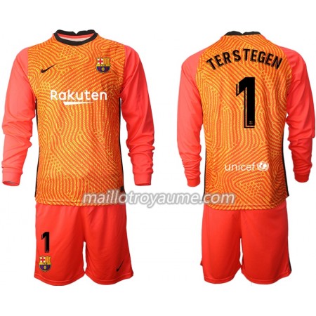 Tenue Enfant FC Barcelone Gardien TER Stegen 1 2020-2021 M003 ML (+ Short)